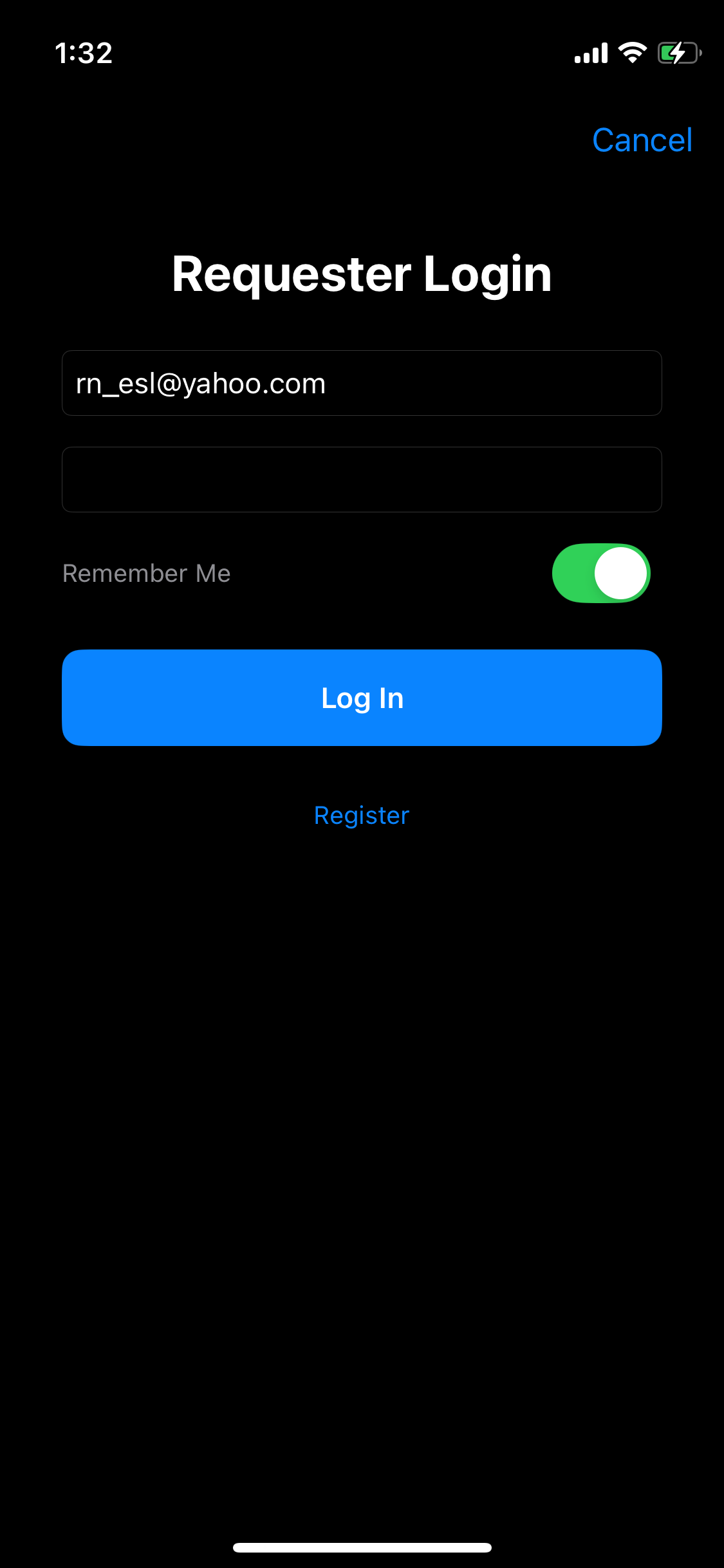 Provyi App - Main Menu
