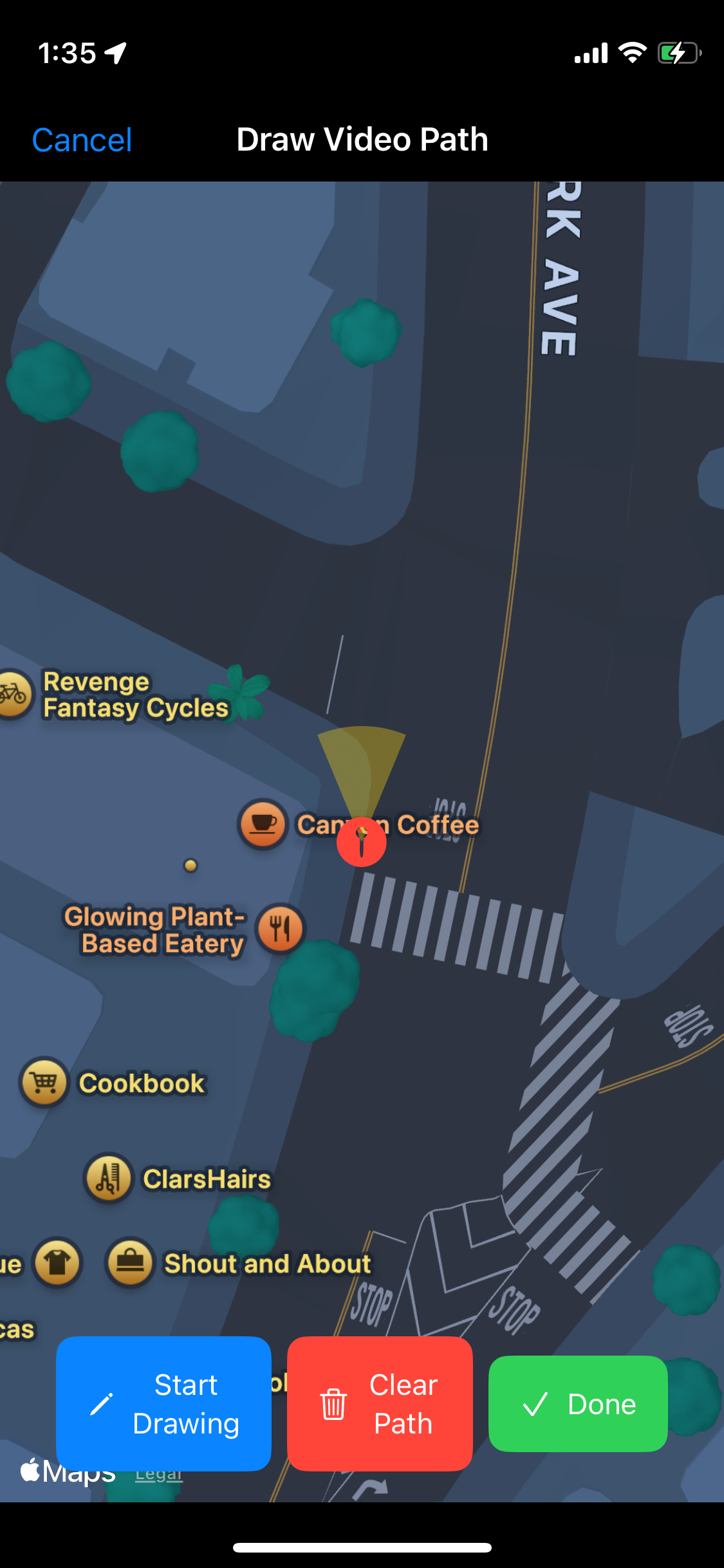Provyi App - Path Drawing