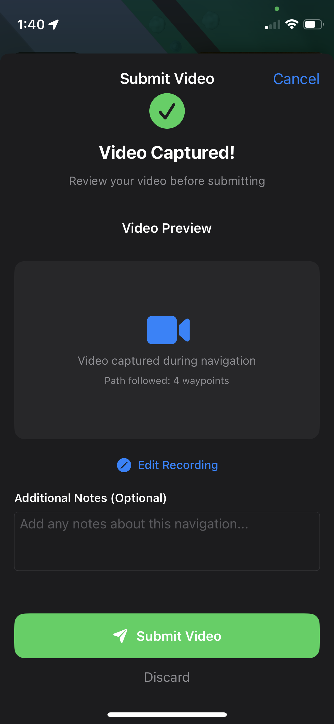 Provyi App - Spotter Settings